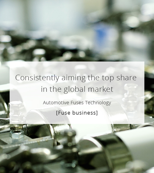 Consistently aiming the top share in the global market [Fuse business]